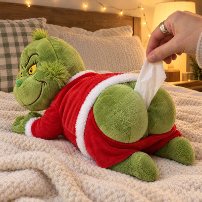 The Grumpy Bum Tissue Holder - tissue close-up