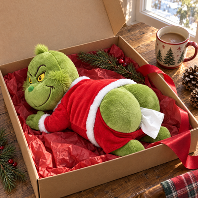 The Grumpy Bum Tissue Holder - gift box